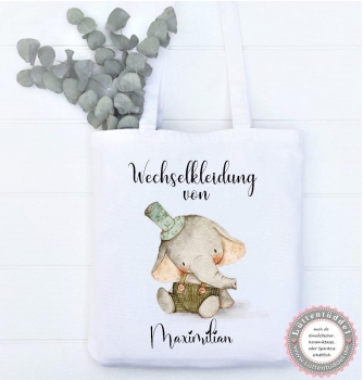 Emaillebecher Keramikbecher Elefant vielen Variationen möglich personalisiert mit Name Kindergarten Geburt Taufe Kindergartenkind Einschulung Geburtstag von Lüttentüddel®
